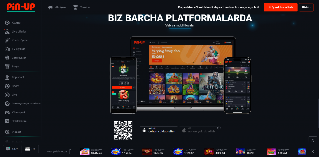 Pin Up скачать на Андроид — APK мобильного приложения Pin Up Casino Uzbekistan, установка и вход на смартфоне